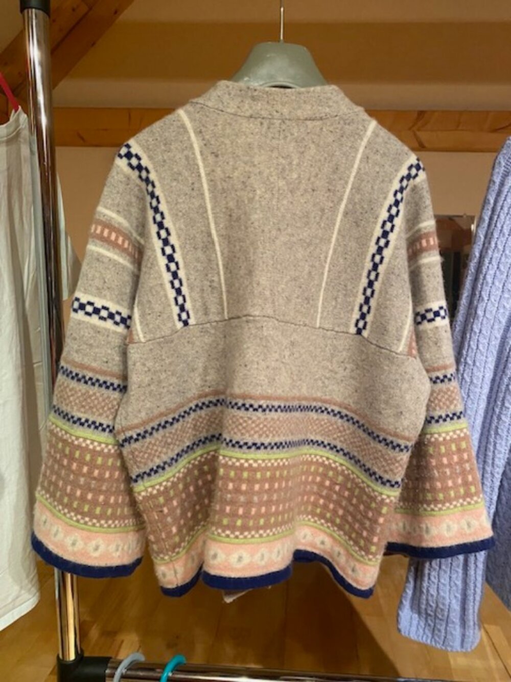 Sundance Sweaters L - 2, one cashmere, one acrylic, lovely - Periwinkle & Multi - Picture 7 of 15